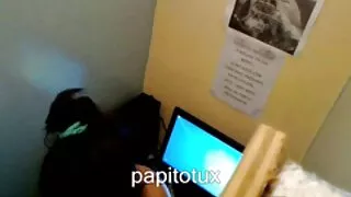 بلی کے کھانے ڈوروتی سیاہ اور فلم سکس عربی جدید Katalin جنگلی حاصل بستر پر